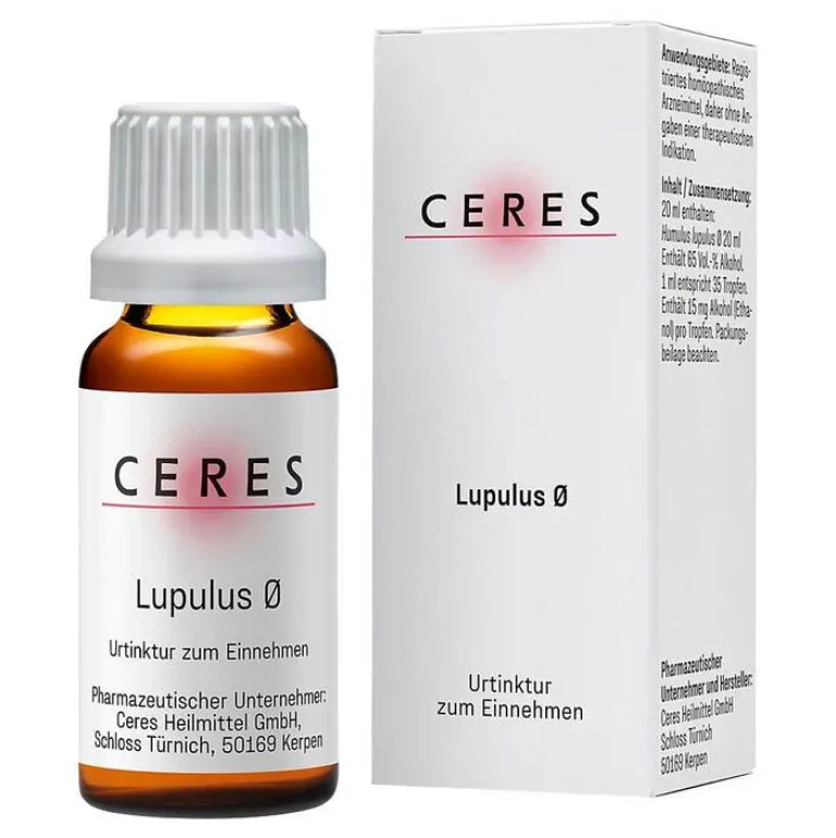 Lupulus Urtinktur, 20 ml^Ceres Outlet
