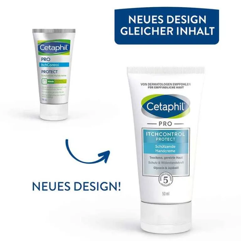Cetaphil Handcreme-Pro Itch Control schützende Handcreme, 50 ml