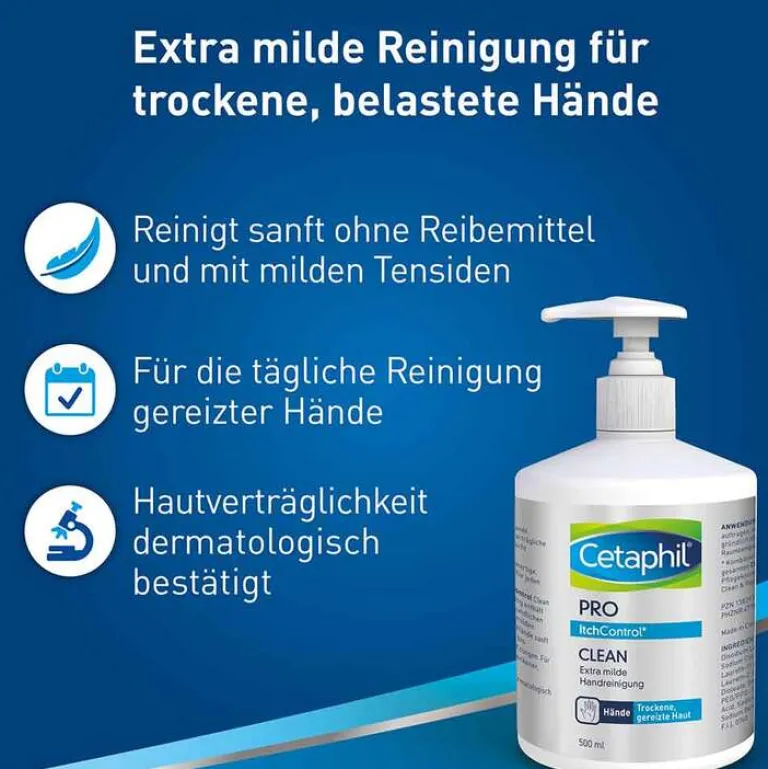 Cetaphil Handseife-Pro Itch Control Clean extra milde Handreinigung , 236 ml