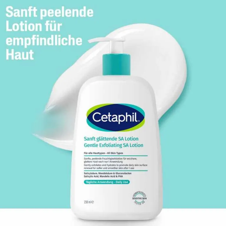 Cetaphil Körpermilch & Lotionen-Sanft glättende SA Lotion, 236 ml