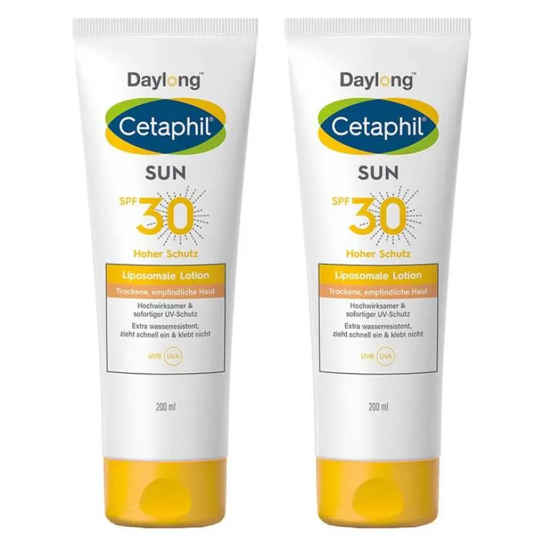 Cetaphil Lsf 30-Sun liposomale Lotion SPF 30 Sonnenschutz, 2x200 ml