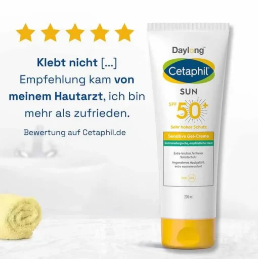 Sun sensitive Gel-Creme SPF 50 + Sonnenschutz, 100 ml^Cetaphil Online