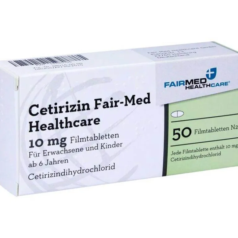 Fairmed Cetirizin Fair-Med Healthcare 10 mg Filmtabletten, 50 St- Allergie Tabletten