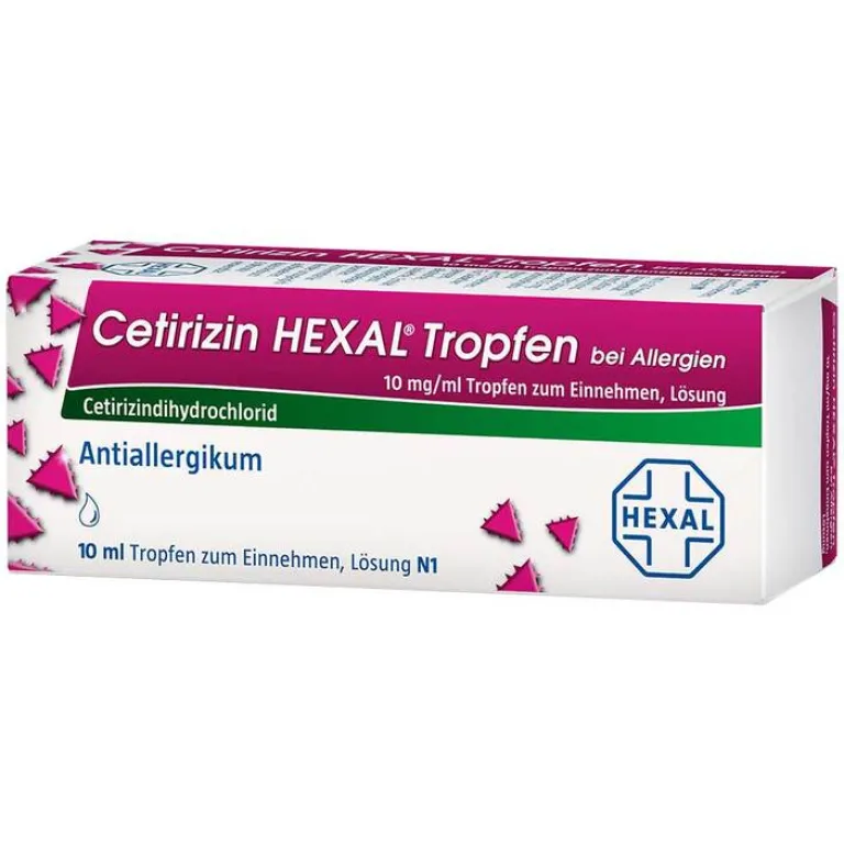 Cetirizin Tropfen bei Allergien, 10 ml^Hexal New