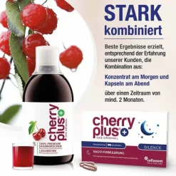 Cherryplus Hirnleistung & Nerven-Das Original Silence Kapseln, 60 St