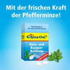China Öl Hals- und Hustenbonbons ohne Zucker, 40 g- Husten & Halsbonbons