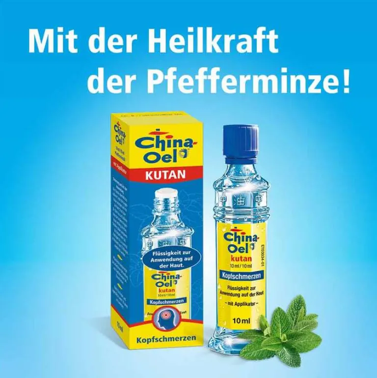 China Öl Kopfschmerztabletten-China Oel kutan Flüssigkeit zur Anwendung auf der Haut, 10 ml