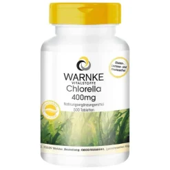 Warnke Chlorella-Chlorella 400 mg Tabletten, 500 St