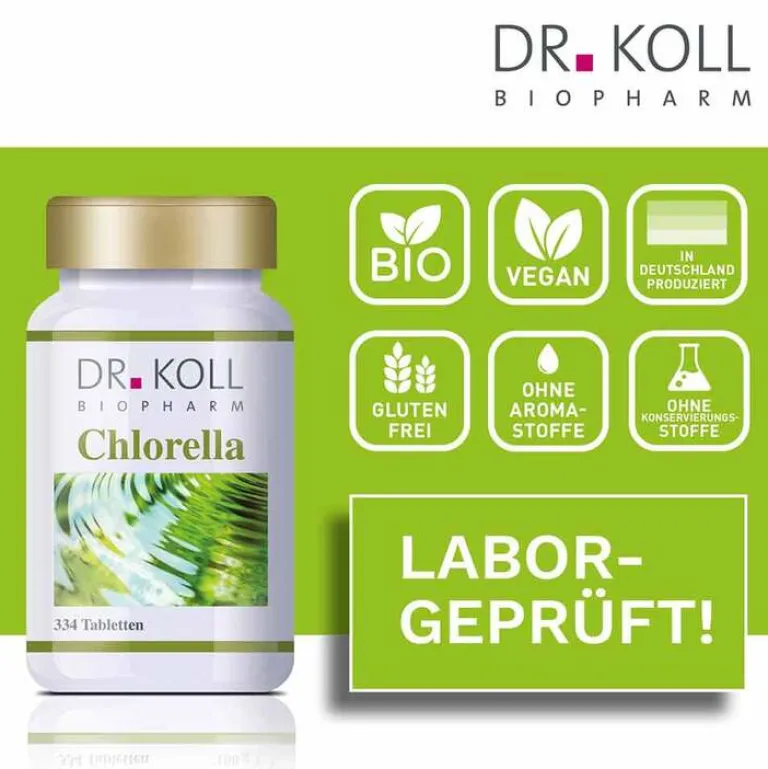 Dr. Koll Gemmo Therapie|Chlorella-Chlorella Tabletten, 334 St