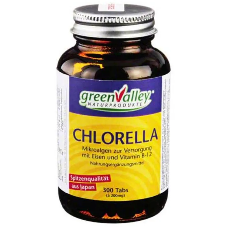 Green Valley Chlorella Greenvalley 200 mg Tabletten, 300 St- Chlorella
