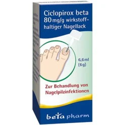 Betapharm Nagelpilz Lack-Ciclopirox beta 80 mg/g wirkstoffhaltiger Nagellack, 6.6 ml