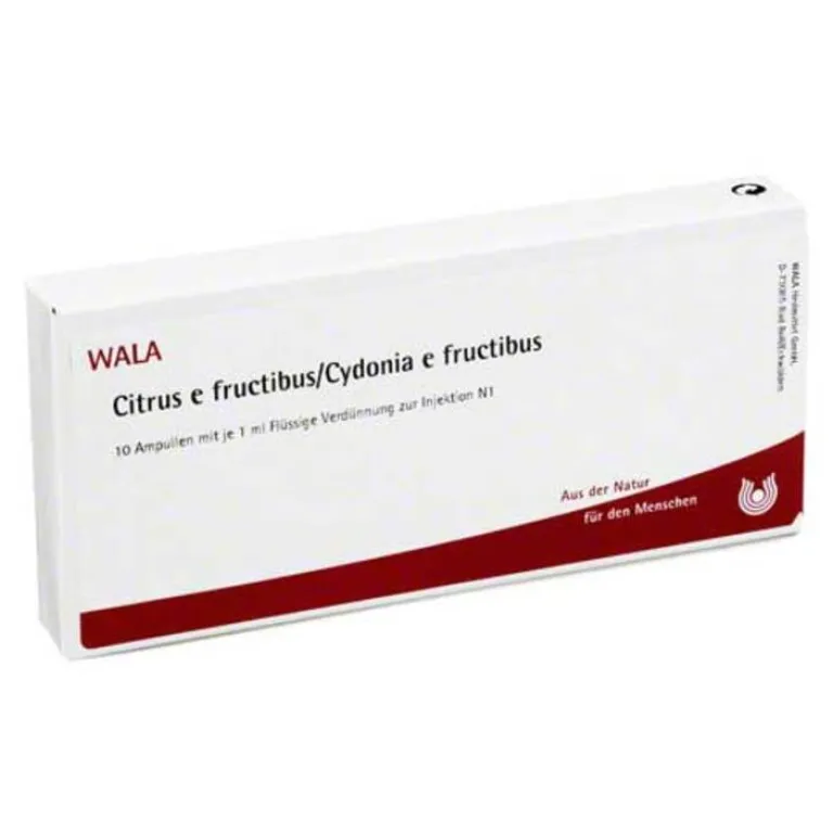 Citrus E Citrus e fructib. Cydonia e fructib. Ampullen, 10X1 ml^Wala New