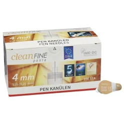 penta Pen Kanüle 31 G 4 mm, 100 St^Cleanfine New
