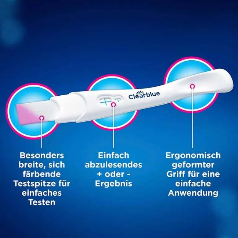 Clearblue Ovulation und Schwangerschaftstest Kombipackung , 12 St- Schwangerschaftstests|Ovulationstest