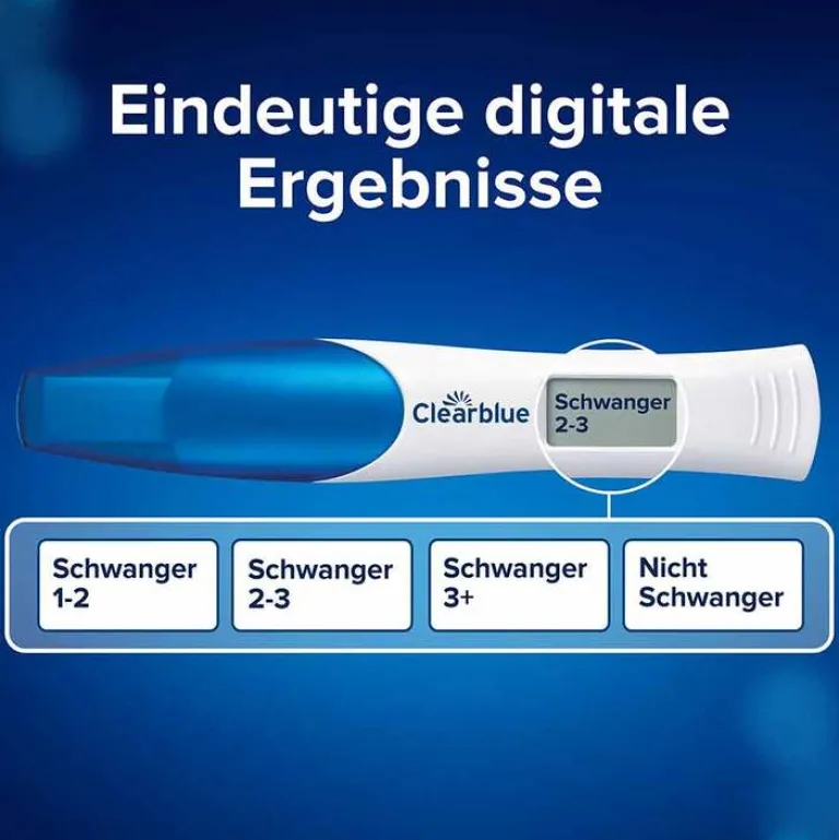 Schwangerschaftstest Kombipack Urin, 2 St^Clearblue