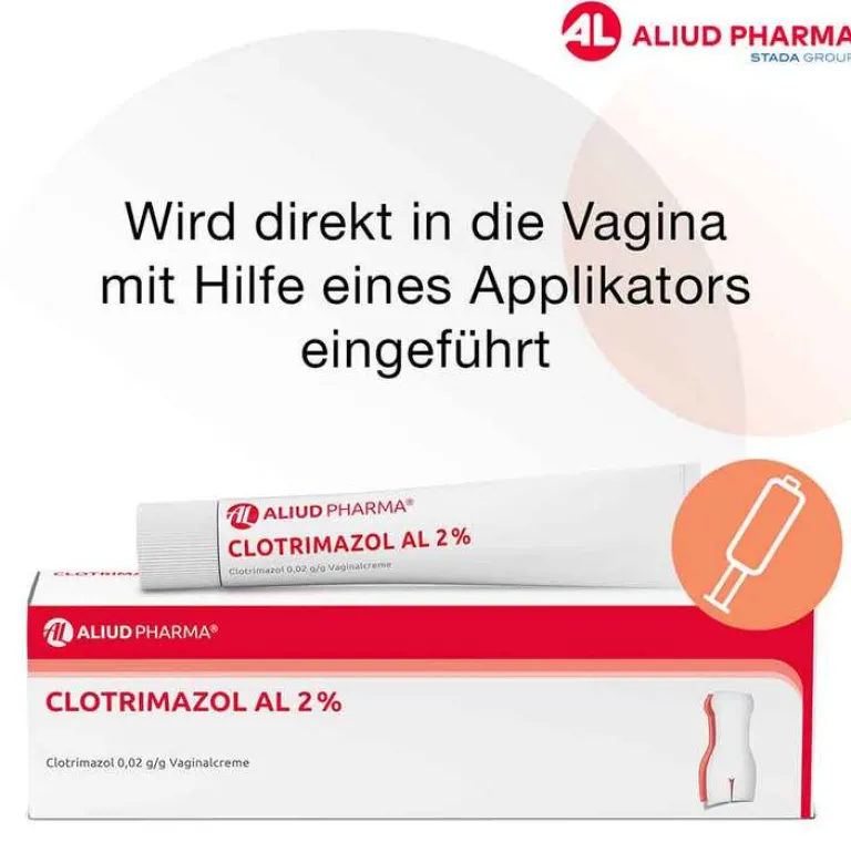 Aliud Pharma Scheidenpilz Medikamente|Scheidenpilz Creme-CLOTRIMAZOL AL 2% Vaginalcreme, 20 g