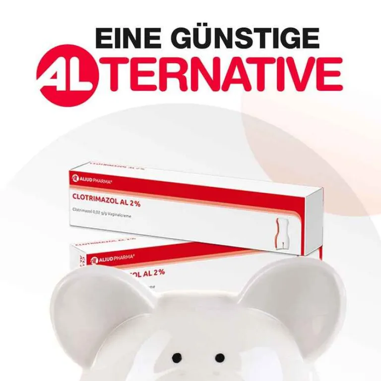 Aliud Pharma Scheidenpilz Medikamente|Scheidenpilz Creme-CLOTRIMAZOL AL 2% Vaginalcreme, 20 g