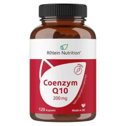 R(h)ein Nutrition Coenzym Q10 200 mg vegan Kapseln, 120 St- Coenzym Q10