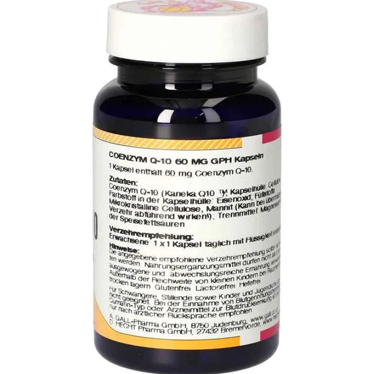 Coenzym Q10 GPH 60 mg Kapseln, 60 St^Hecht Pharma Online