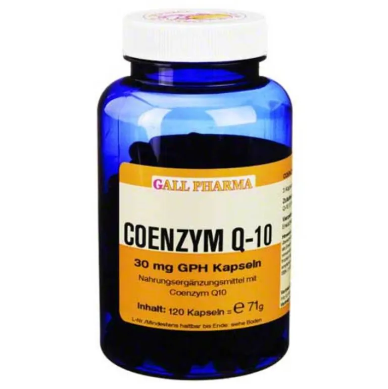 Hecht Pharma Coenzym Q10-Coenzym Q10 GPH 30 mg Kapseln, 120 St