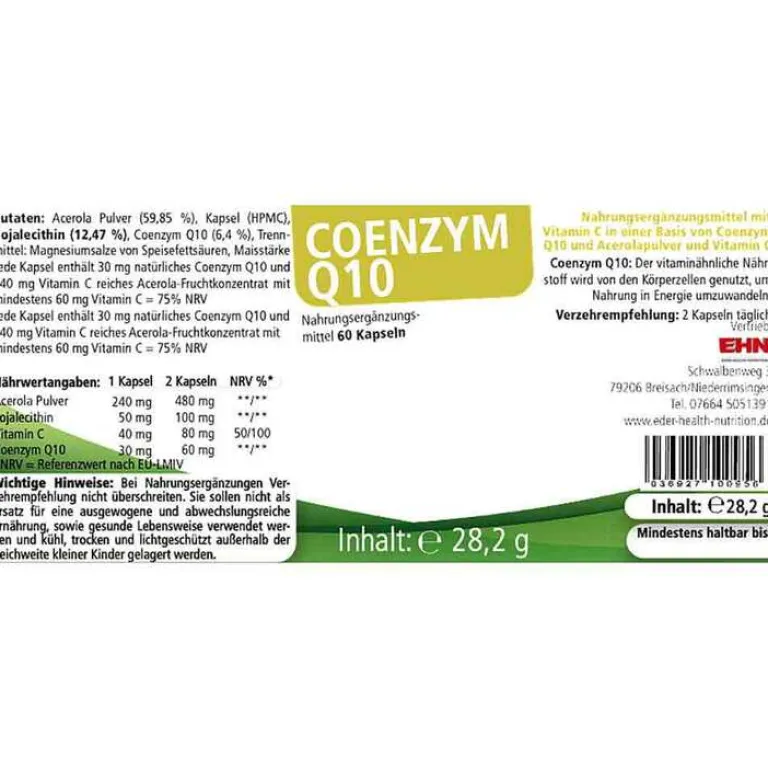 Coenzym Q10-Coenzym Q10 Kapseln, 60 St
