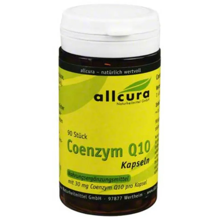 Allcura Coenzym Q10-Coenzym Q10 Kapseln a 30 mg, 90 St