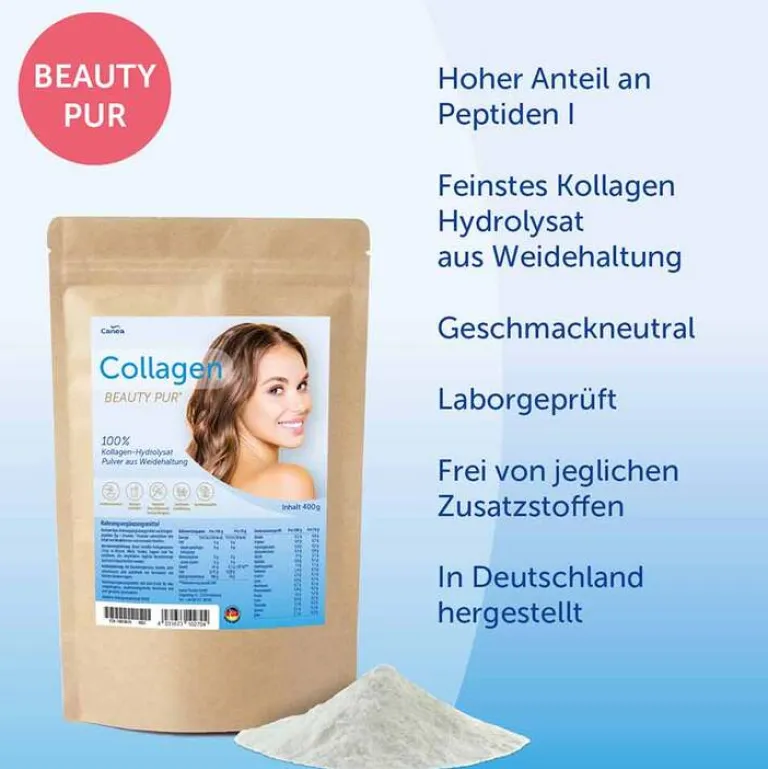 Pharma Peter Kollagen-Collagen Beauty 100% Kollagen Hydrolysat Pulver, 400 g