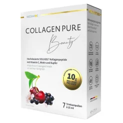 Collagen Pure Beauty 10 g Kollagen hochdosiert Gold-Edition, 7X25 ml- Kollagen