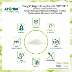 Aportha Collagen-Komplex mit Fortigel + Tendoforte Pulver, 340 g- Kollagen