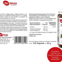 Dr. Wolz Colostrum Immun Kaps, 125 St- Immunsystem|Colostrum