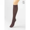 Compressana Microcotton Kniestrümpfe BW Größe 4 schoko, 2 St- Stütz- Und Reisestrümpfe