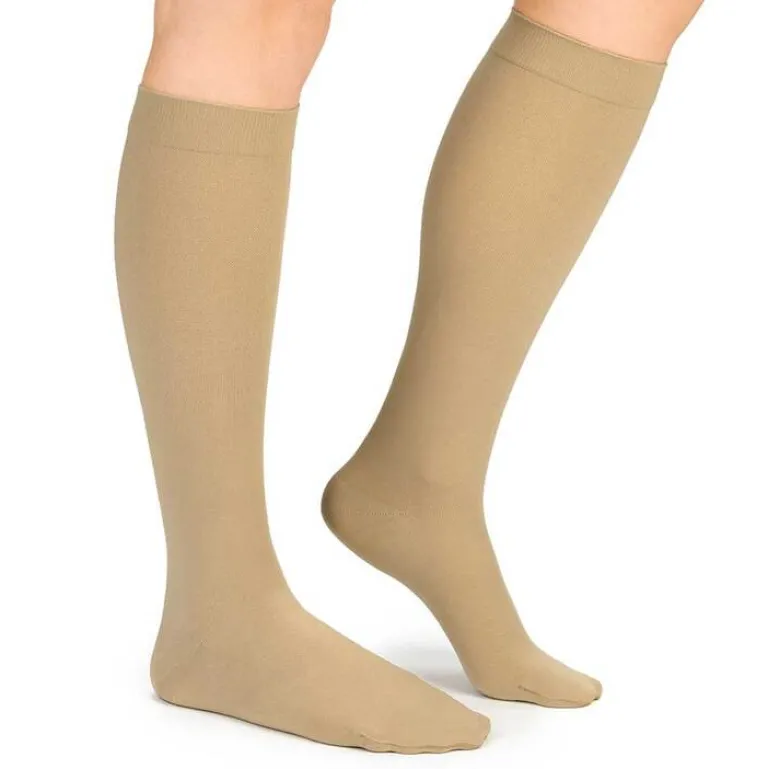 Kniestrümpfe-Compressana Sensitiv Kniestrümpfe K2 AD 3 silk o.Sp., 2 St