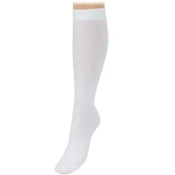 Compressana Twist Kniestrümpfe 36-38 weiß, 2 St- Stütz- Und Reisestrümpfe
