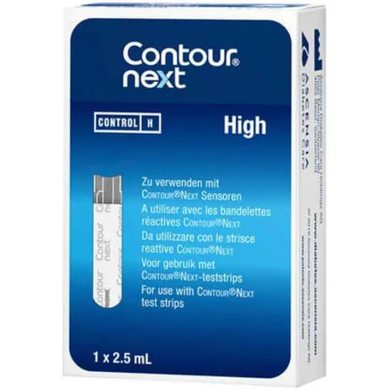 Contour next Kontrolllösung hoch, 1 St- Kontrolllösungen