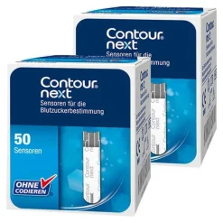 next Sensoren Teststreifen, 2x50 St^Contour Hot