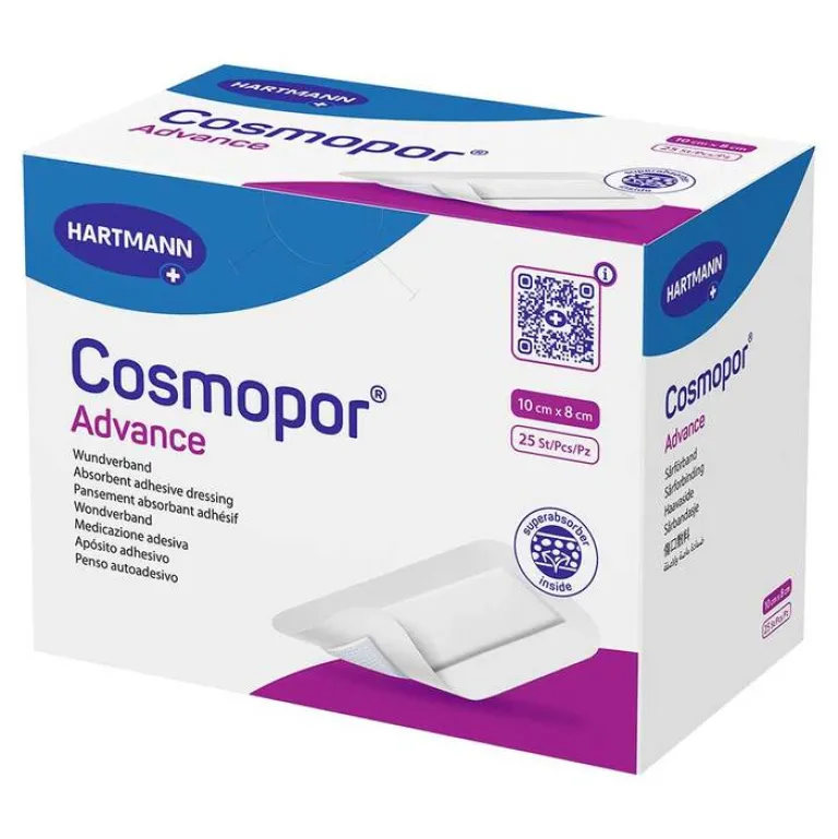 Cosmopor Advance 8x10 cm, 25 St- Wundpflaster