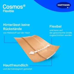 Cosmos ® flexible 6 cm x 1 m Pflaster, 1 St- Wundpflaster