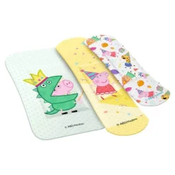 Cosmos Peppa Pig Pflasterstrips 3 Größen, 12 St-Kinder Kinderpflaster