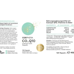 Cosphera Coenzym Q10-Coenzym Q10 Kapseln 250 mg, 120 St