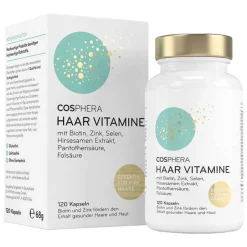Haar-Vitamine mit Hirse Kapseln, 120 St^Cosphera Best