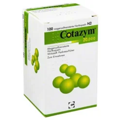 20.000 Pellets magensaftresistente Kapseln, 100 St^Cotazym Discount