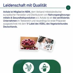 Avitale Cranberry-Cranberry Kapseln 400 mg, 60 St