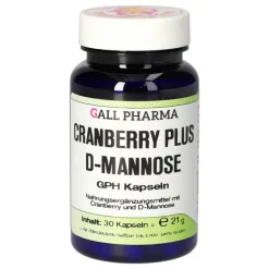 Cranberry Plus D-Mannose GPH Kapseln, 30 St^Gall Pharma Online