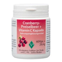 Velag Cranberry-Cranberry Preiselbeer + C Kapseln, 60 St
