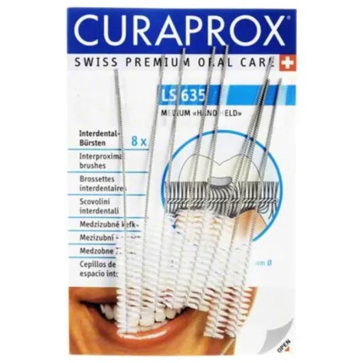 Curaprox Zwischenraumreinigung-LS 635 Interdentalbürste mittel, 8 St