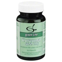 Curcuma 400 mg Kapseln, 60 St^Green line Nutritheke Outlet