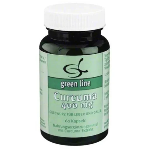 Curcuma 400 mg Kapseln, 60 St^Green line Nutritheke Outlet