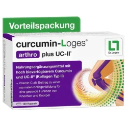 Dr. Loges Curcumin-Loges arthro plus UC-II Kapseln, 120 St- Kurkuma Kapseln