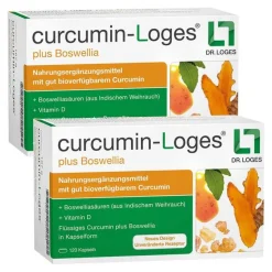 Dr. Loges Kurkuma Kapseln-Curcumin-Loges plus Boswellia Kapseln, 2x120 St