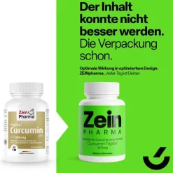 Curcumin-Triplex3 500 mg / Kap.95% Curcumin + Bioperin, 40 St^Zein Pharma